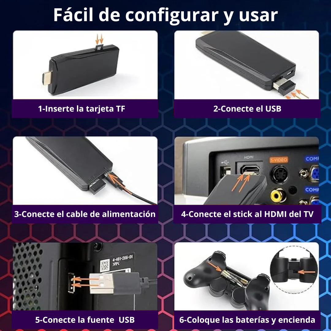 Consola Retro HDMI con más de 20.000 Juegos para toda la familia